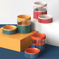 Pet Drinking Bowl Cat Dog Feed Water Feeder Automatic Water Outlet Pet Double Bowl Neck Guard Cat Bowl