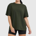 Customized Quick Dry Breathable Lightweight Crew Neck Sports Gym Classic Oversized Loose Fit Cotton Short Sleeves Women T Shirts