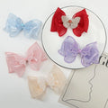Sweet Princess Butterfly Mesh Bows HairGrips New Design Elegent Handmade Hairclips Children's Hair Accessories