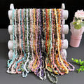 Irregular Shape Mixed Healing Crystal Gravels Loose Tumbled Gemstone Quartz Crystal Chips Stones Beads for Jewelry Making