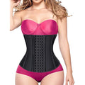 25-Bone Removable Rubber Tummy Tuck Corset Latex Sweaty Sports Girdle Thermal Bodybuilding Figure Manager Shapewear