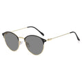 Retro Round Metal Glasses for Men Photochromic Lenses Womens Round Frame Glasses Gold Frame Metal Sunglasses