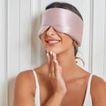 Custom Big Size Private Label High Quality Travel Sleeping Soft Breathable No Pressure Comfortable Silk Eye Mask All Colors Four