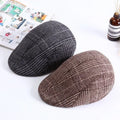 Classic Mens Flat Cap Beret Caps Gatsby Tweed Baker Boy Hat Herringbone Newsboy Cap Gorra