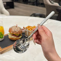 Eco-Friendly Stainless Steel Dining Spoon with Long Handle Mirror Polished Soup Spoon Tableware Reusable Disposable Metalware
