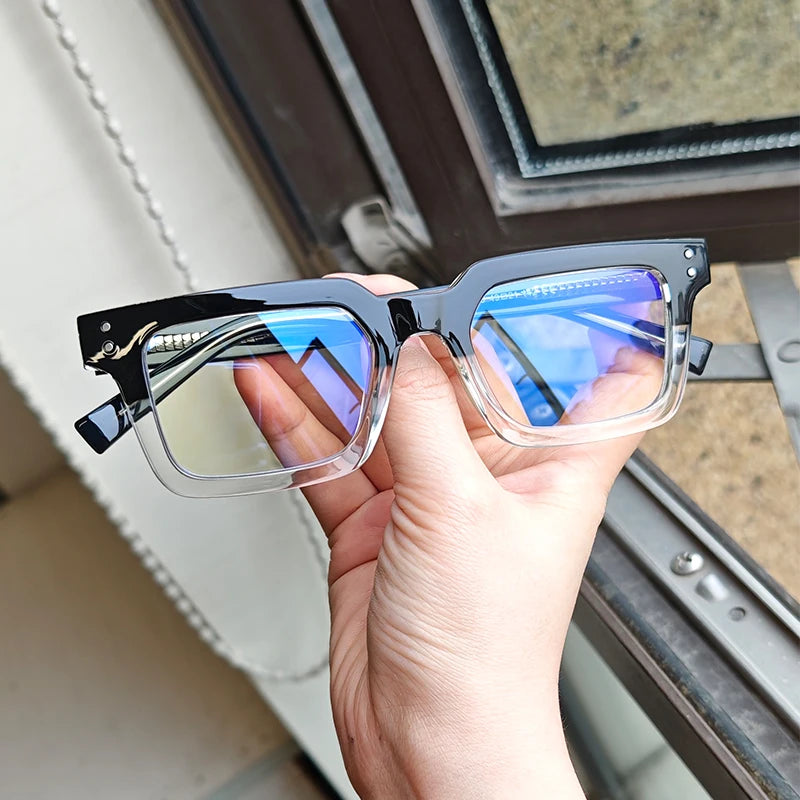 2192 square Fashion  TR Anti Reflection Glasses Women Oversized Newest Anti Blue Light Glasses Frame Glasses Factory 2026