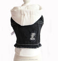 Custom Label XS-XXL Luxury Classic Pet Coat Small Medium Dog Apparel with Jeans Jacket Hoodie for Winter and Summer Seasons