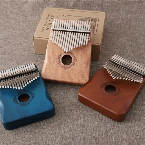 17 - Note Spruce Split-Board Thumb Piano Finger Piano DIY Painting
