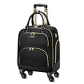 Custom Luggage Tote Bag with Wheels Carry-on Luggage Bag Multi-function Pocket USB Charging