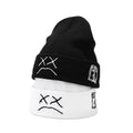 New Style Beanie Crying Face Embroidered Custom Logo Outdoor Warm Custom Hats Logo Embroidery