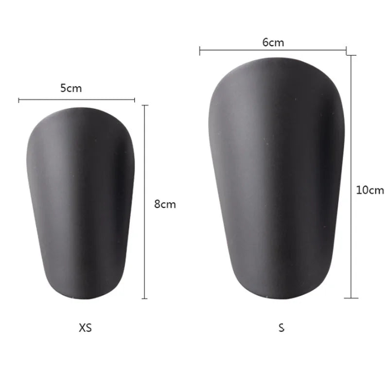 8*5cm 10*6cm Custom Small Blank White Sublimation Football Soccer Shin Guards Mini Shin Pads