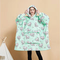 Home Textile China Oversized Sherpa Sweatshirt Wearable Mens Womens Hooded Blankets Hoodie Blanket for Adults