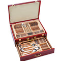 Eco-Friendly Retro Royal Luxury Silverware Cutlery Set Golden Pattern Spoon and Forks for Weddings