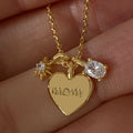 2025 New Style Custom Mother's Day Digital Mom Sublimation Necklace Blanks I Love You Mom Necklace