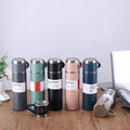 Corporate Business Stainless Steel Vacuum Flask Thermos Mug Gift Set with Customized Logo Portable Design