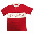 Short Sleeves 100% Cotton Breathable Plus Size Luxury Quality Knitted Rugby for Shirt Uniform with Custom Embroidery Logo