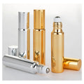 Frosted Amber Gold Clear Perfume Glass Roll on Bottle Empty 3ml 5ml 8ml 10ml Essential Oil Roller Bottle
