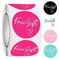 500pcs Per Roll Free Gift Colorful Round Label Sticker Self-adhesive Merchant Decoration Bag Stickers for Small Business