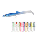 Quality 70mm 1.5g T Tail Sand Eel Fishing Lure Top 8pcs Soft Sea Eel Bait for Freshwater Fish for Ocean Boat River Fishing