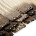 LeShine New Design Genius Weft Russian Hair Raw 100% Cuticle Aligned Genius Weft Human Hair Extensions