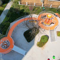 Playground Outdoor Fun Equipment Eco-friendly Safe Stainless Steel High Capacity School Playground Set Hanlin Brand Customized