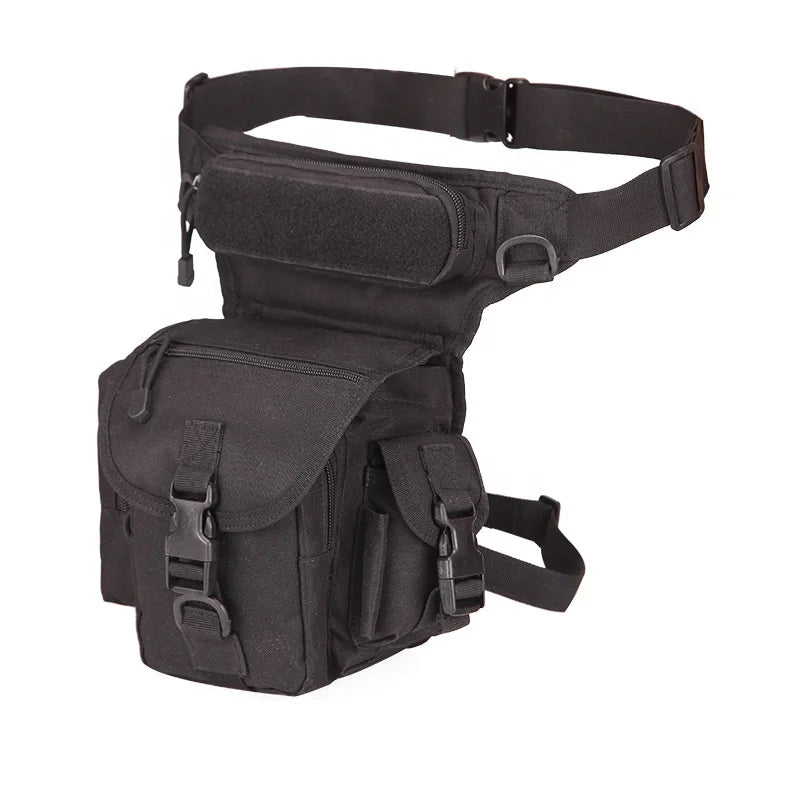 Tactical Casual Polyester Thigh Pack Pouch Multifunctional Outdoor Hiking 10L Drop Leg Thigh Bag