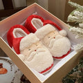 Women Warm House Cozy Fuzzy Bedroom Home Christmas Slippers Memory Foam Slippers for Christmas Gift