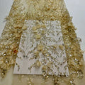 Wholesale 3d African Wedding Gold Lace Fabric