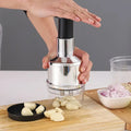 Sharp Electroplating Blades Onion Vegetable Garlic Chopper Press Grinder Household Multifunctional Vegetable Chopper