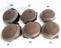 Elegant Australian Base Fine Swiss Lace PU Thin Skin Natural Human Hair Replacement Men Hairpiece Toupee With Factory Price
