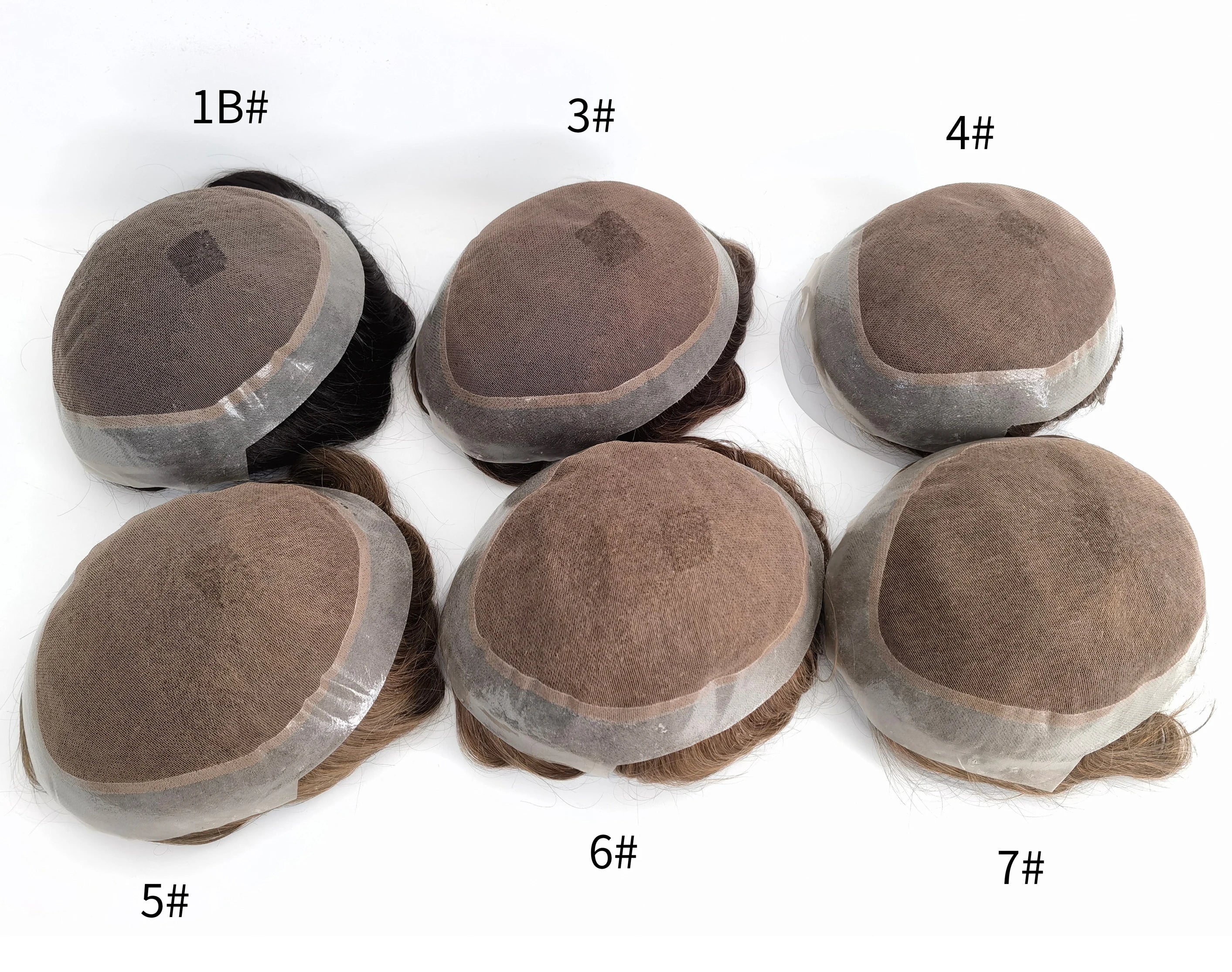 Elegant Australian Base Fine Swiss Lace PU Thin Skin Natural Human Hair Replacement Men Hairpiece Toupee With Factory Price