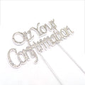 Cake Accessories on Your Confirmation Rhinestone Cake Topper for Meeting Wedding Decoration