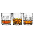 Aeofa Antique Whiskey Glasses with Deluxe Box - 10 Ounce Rocks for Bourbon Spirits and Cocktails