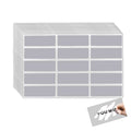 Bulk 15*48mm Grey Rectangle Scratch-off Stickers Family Games Wedding Planning Surprise Tags Packaging Labels