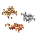 Smooth Faces 2/3/4/5/6/8mm Steel Round Loose Jewelry Making Findings Ball Stainless Steel Hole Spacer Beads for Jewelry
