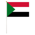 Event or Festival High Quality Custom Polyester Sudan Hand Waving Flag
