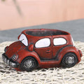 Hot Selling Vintage Red Decoration Handmade Cement Craft Retro Truck Model Creative Desktop Home Decor Flower Pots for Plants