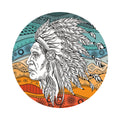 Custom Made Vintage Metal Tinplate Sign Decorative Round Poster by Manufacturers UV Printed Plaque