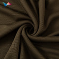 Textile 160 Gsm Jacquard Ribbed Fabric Polyester Fabric 90% Polyester 9% Viscose 1% Spandex Fabric for Sportswear
