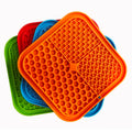 Zmaker Silicone Dog Lick Pad with Suction Cup Dog Feeding Mat Pet Slow Feeder Sucking Plate Mat