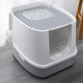Manufacturer Wholesale Large Smart Cat Litter Box Easy Clean Odor-Free Flushable PP Toilet Cheap Option 10kg Weight