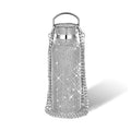 Diamond Water Bottle Bling Rhinestone Stainless Steel Thermal Insulated Water Bottle with Chain Diamond Water Bottle