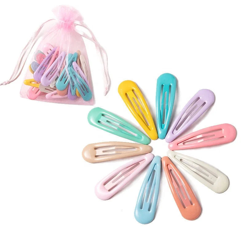 MIO New Arrival Hot Selling Kids Hair Accessories Hair Clips Hairpins Candy Color BB Clip for Girls Women