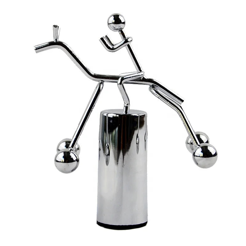 New Design Home Decor Pendulum Newton Cradle Balance Ball Tumbler Desk Toy Metal  Horse Model