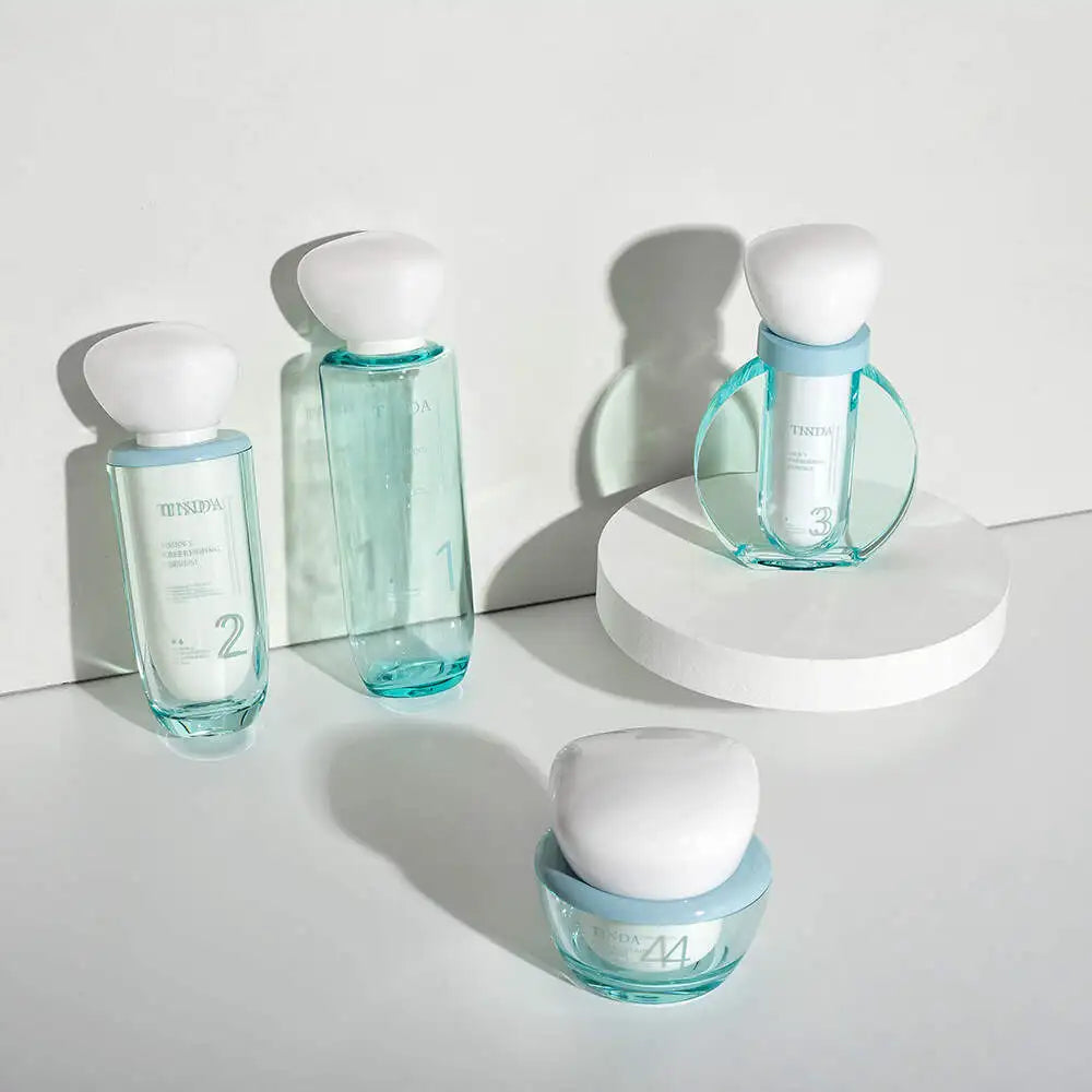 Customized Eco Friendly Acrylic Cosmetic Packaging Bottle for Skin Care Serum Luxury Square Shape Pump Spray Cap Wholesale