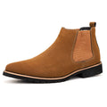 Wholesale Men's Chelsea Boots Casual Business Shoes in Big Sizes for Autumn and Winter Seasons