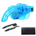 RIDERACE Bicycle Chain Cleaner Cycling Cleaning Brushes MTB Quick Washing Tool Kit Scrubber Bikes Maintenance Chain Protector