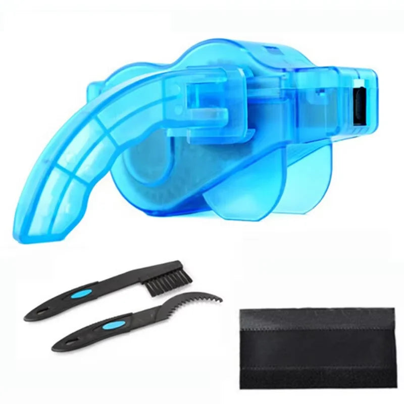 RIDERACE Bicycle Chain Cleaner Cycling Cleaning Brushes MTB Quick Washing Tool Kit Scrubber Bikes Maintenance Chain Protector