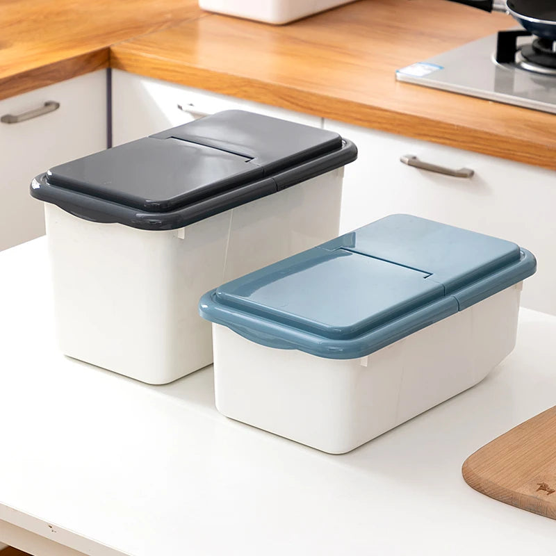 Wholesale Moistureproof Airtight Restaurant Kitchen Rice Storage Box Plastic Containers for Food