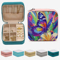 Luxury PU Leather Sublimation Jewelry Storage Box for Women Vintage Blank Sublimation Jewelry Organizer Box